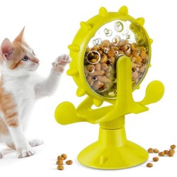 Lily Pet Yuvarlak Dönen Çarkıfelek Ödül Mama Zeka İnteraktif Kedi Oyuncağı