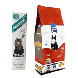 Paw Paw Balıklı Yetişkin Kedi Maması 15KG + Destek Malt
