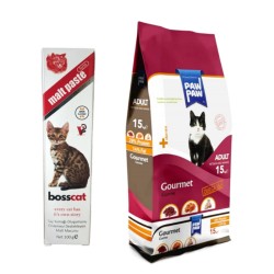 Paw Paw Gurme Yetişkin Kedi Maması 15KG + Destek Malt