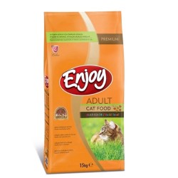 Enjoy Renkli Taneli Tavuklu 15 kg Yetişkin Kedi Maması