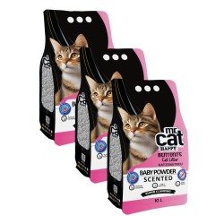 Mr. Cat Happy Bebek Pudralı Kedi Kumu 10x3 Litre
