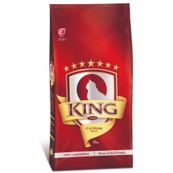 King Plus Cat Kuzu Etli ve Pirinçli Yetişkin Kedi Maması 15 KG