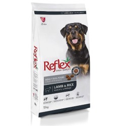 Reflex Kuzu Etli Pirinçli 15 kg Yetişkin Köpek Maması