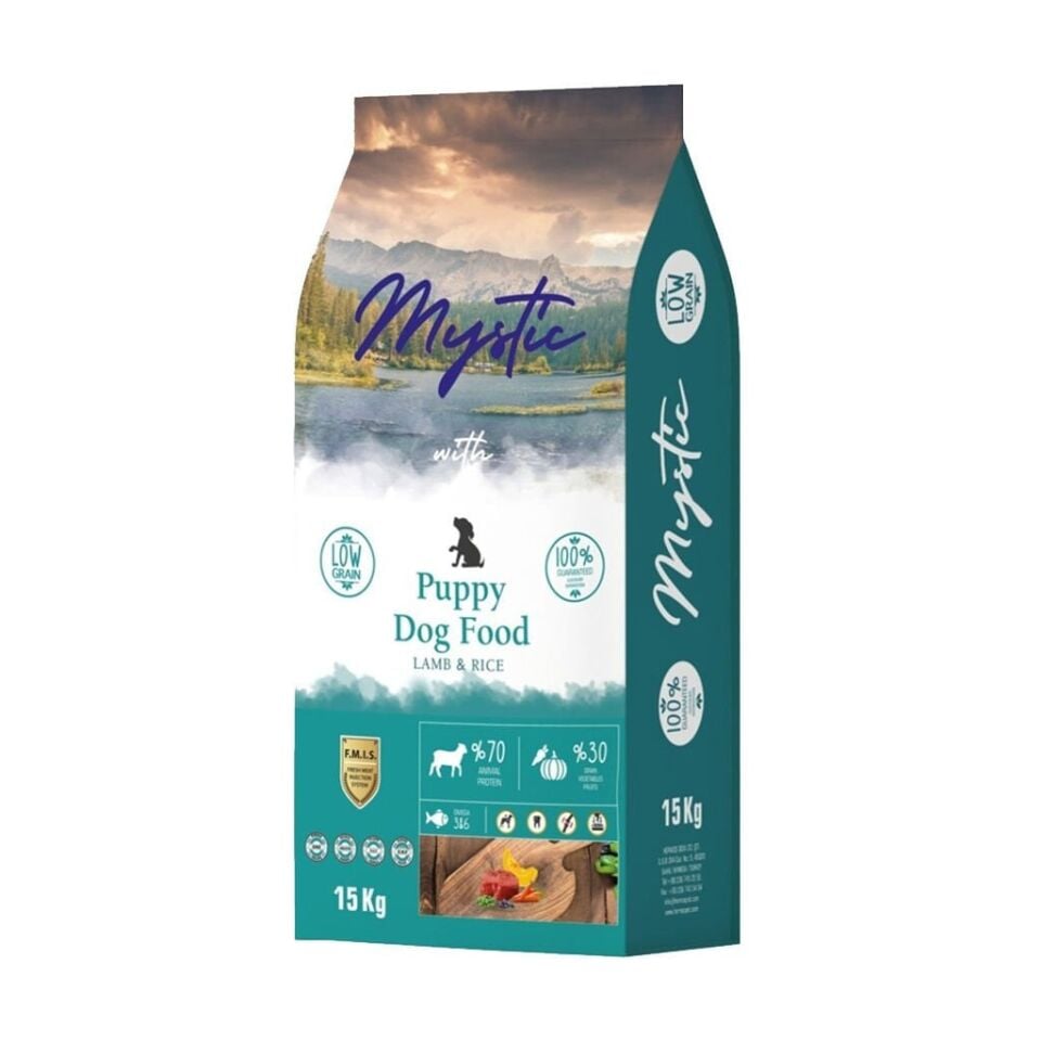 Az Tahıllı Yavru Köpek Maması Kuzu 15kg