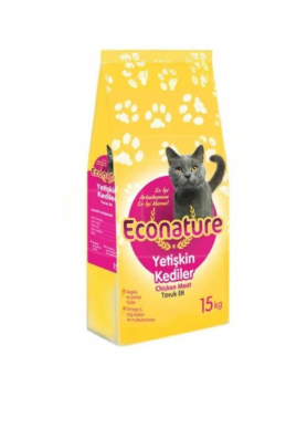 Econature Tavuklu 15 kg Yetişkin Kedi Maması