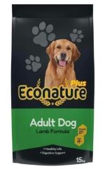 Econature Plus Kuzu Etli Yetişkin Köpek Maması 15 Kg