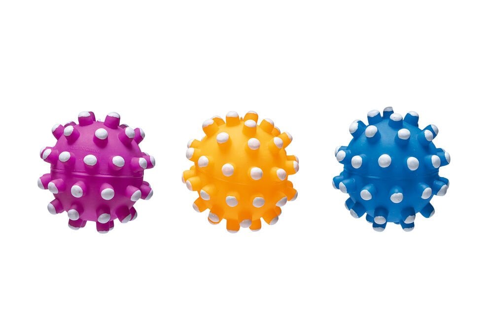 Karlıe Köpekler İçin Sesli Dikenli Kirpi Top 3 Renk Seçeneği İle