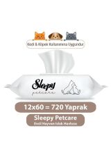 Petcare Evcil Hayvan Islak Havlusu 12x60 Yaprak