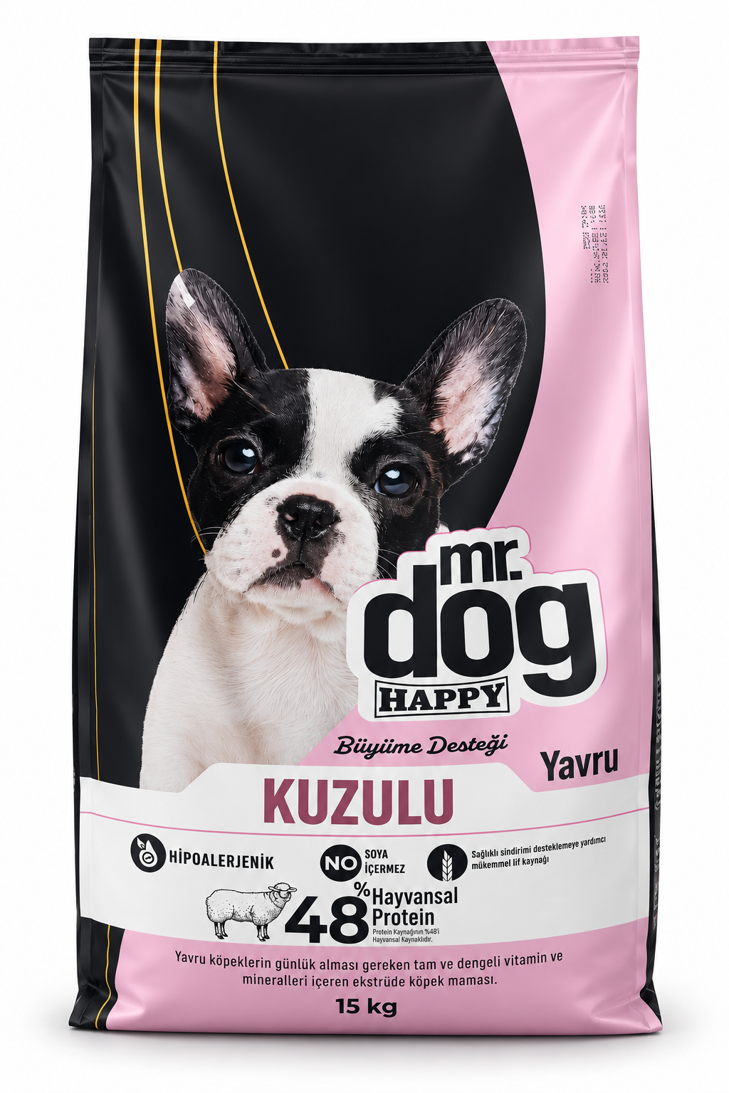 Kuzulu ve Pirinçli Yavru Köpek Maması 15 Kg