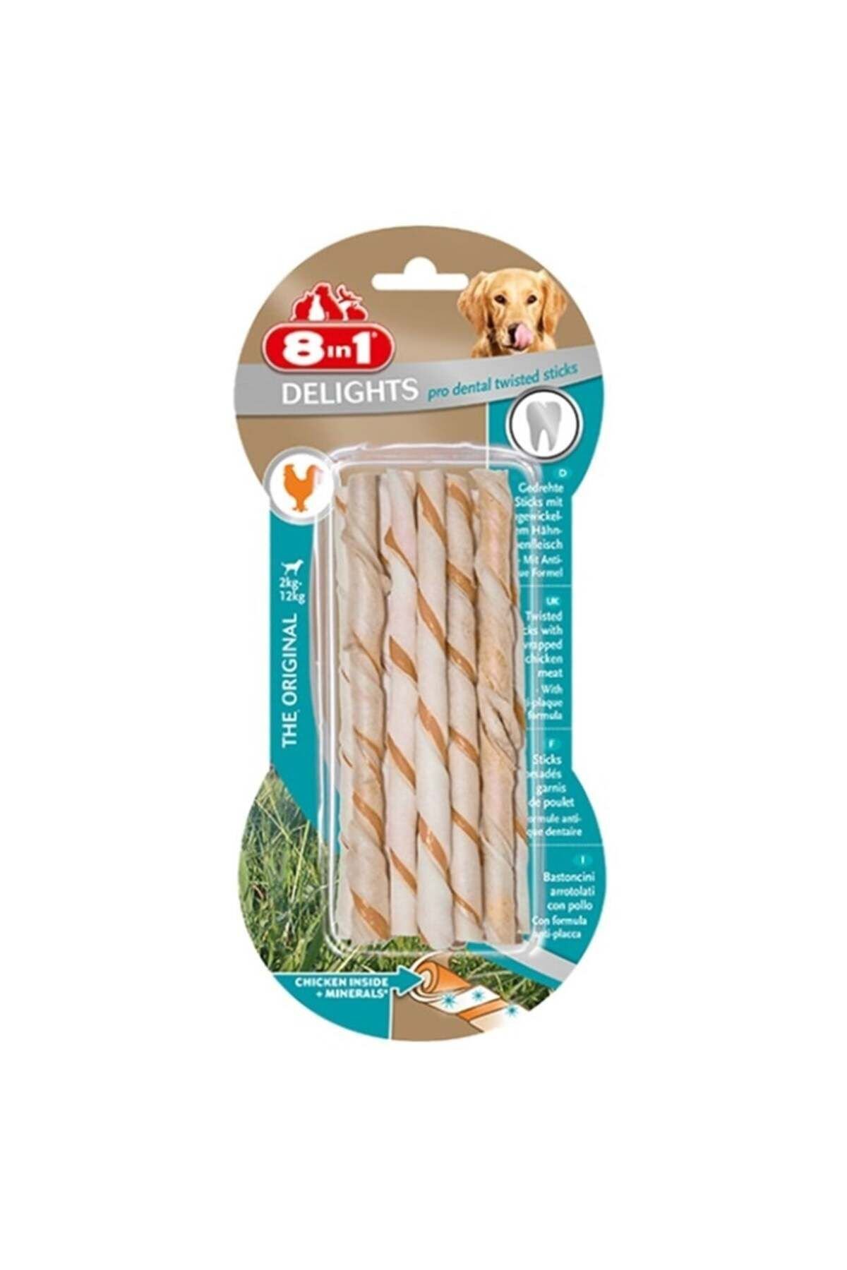 Delights Prodental Köpekler Için Twisted Sticks 10lu