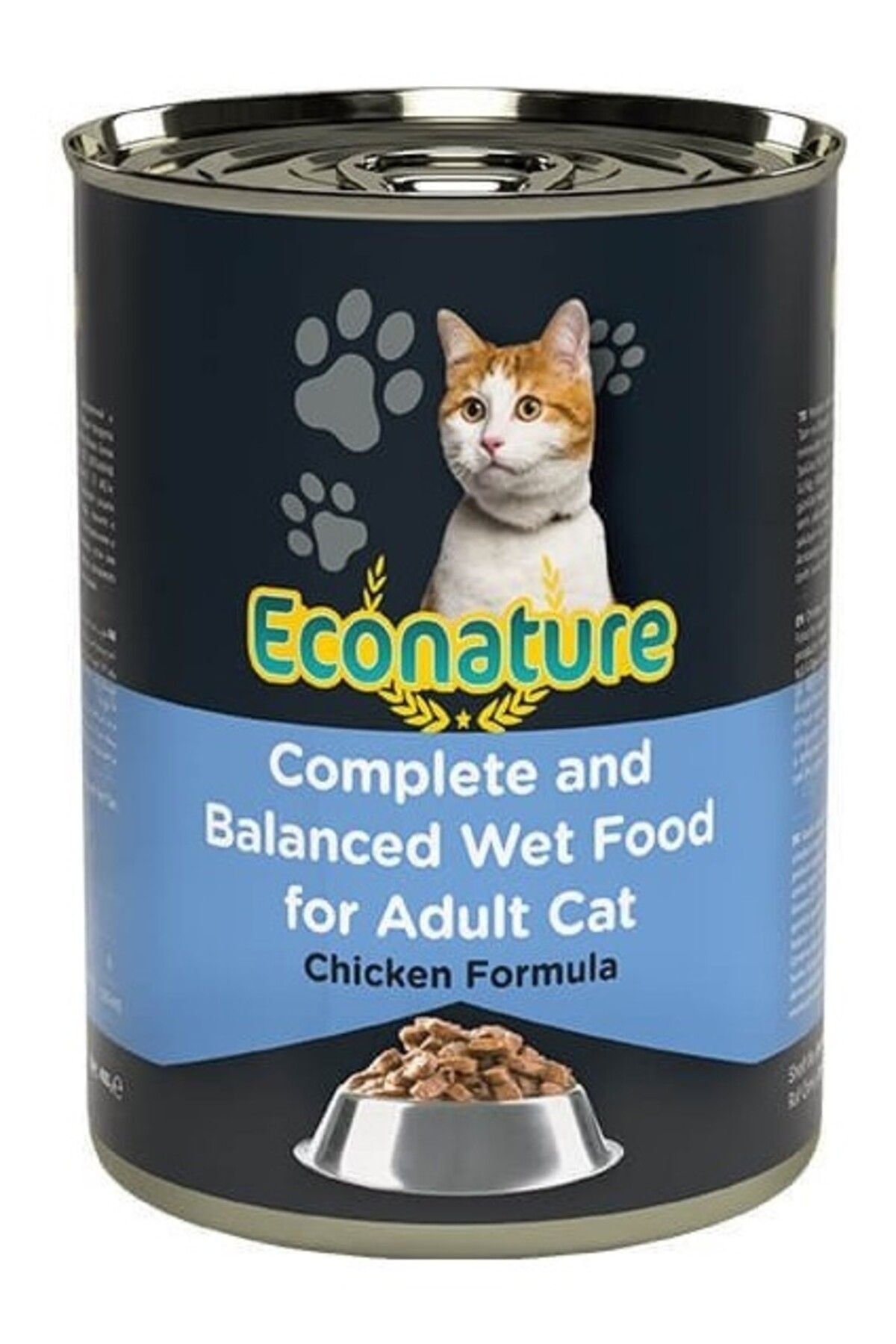 ECONATURE Adult Tavuklu Yetişkin Kedi Konservesi 400 gr