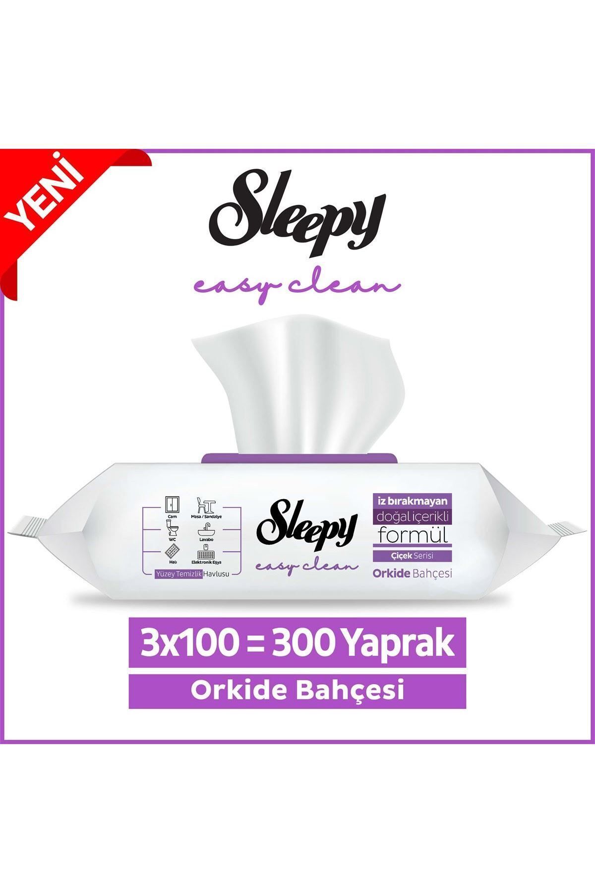 Easy Clean Orkide Bahçesi Yüzey Temizlik Havlusu&mendili 3x100 (300 YAPRAK)