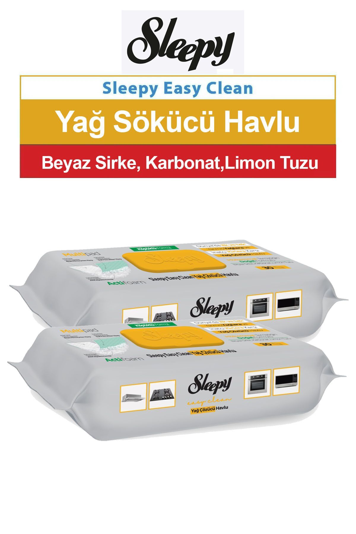 Easy Clean Yağ Çöüzücü Havlu 30'lu 2 Paket