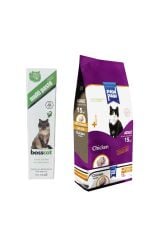 PAW PAW Tavuklu Yetişkin Kedi Maması 15 kg + Vitamin Malt