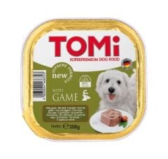 Tomi Köpek Yaban Hayvanlı Pate Alüminyum Yaş Mama 300gr (pate)
