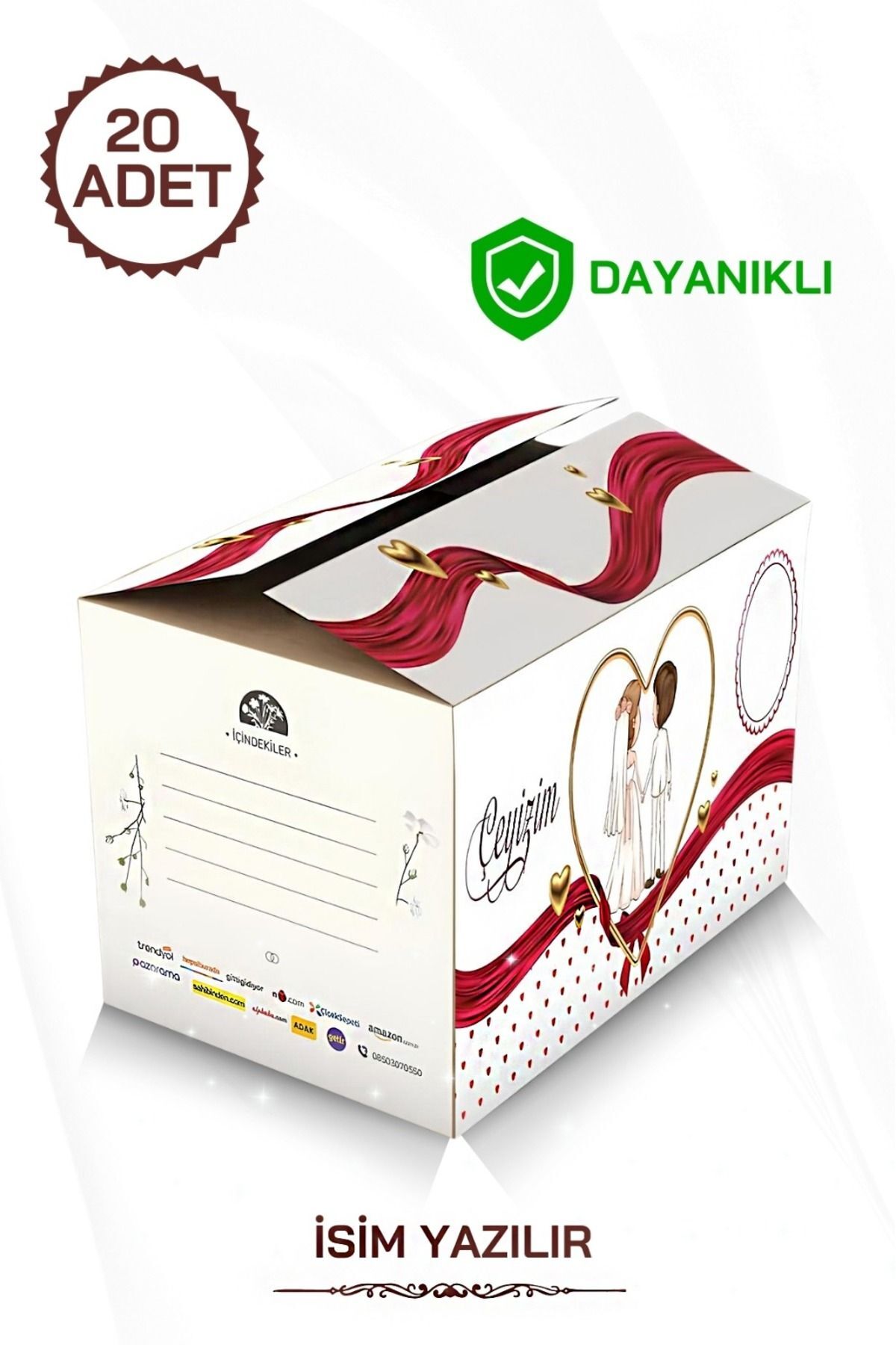 Çeyiz Kolisi 57x33x26 Cm - 20 Adet