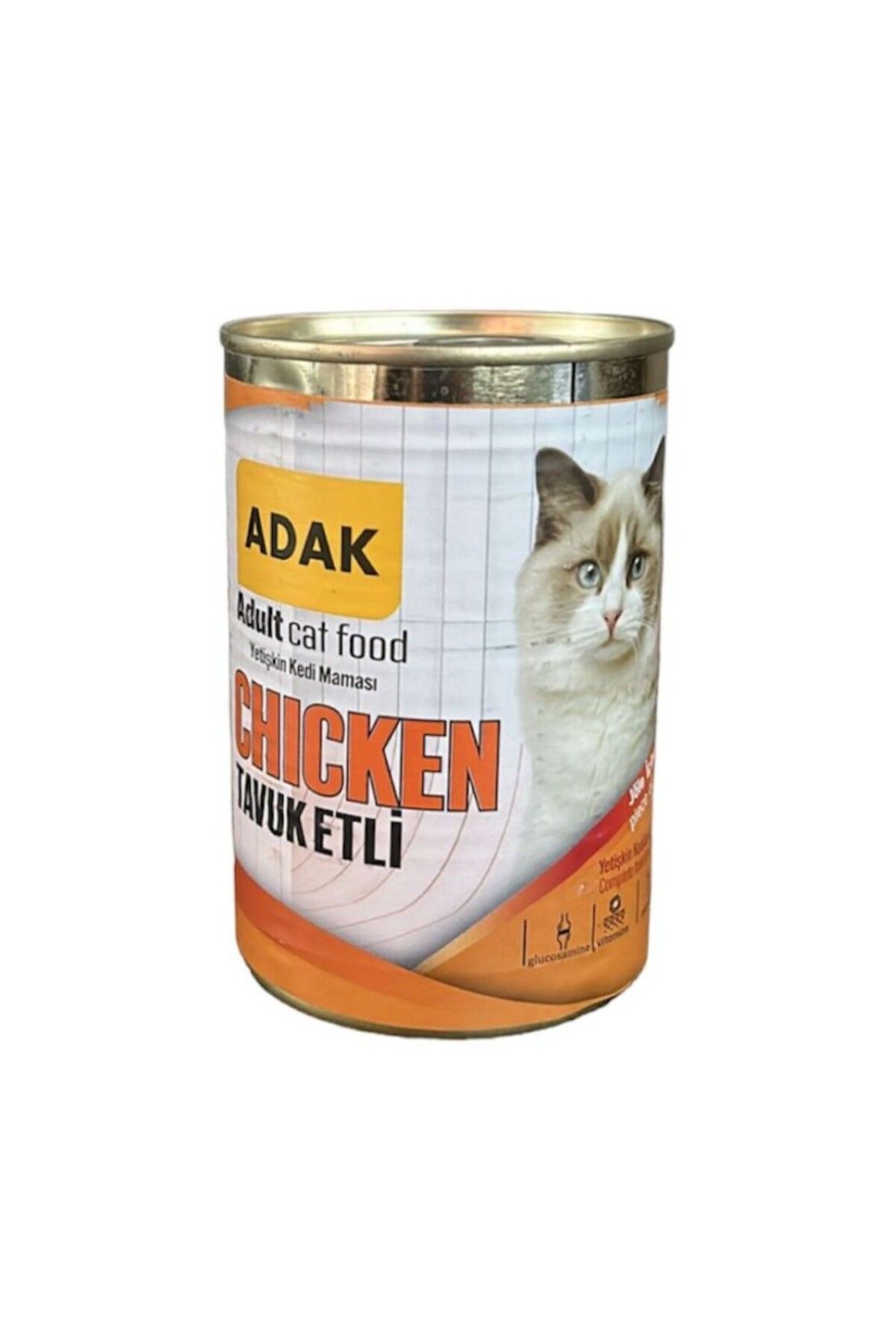 Adak Tavuk Etli Yetişkin Kedi Maması Konservesi 415 Gr x 48 Adet