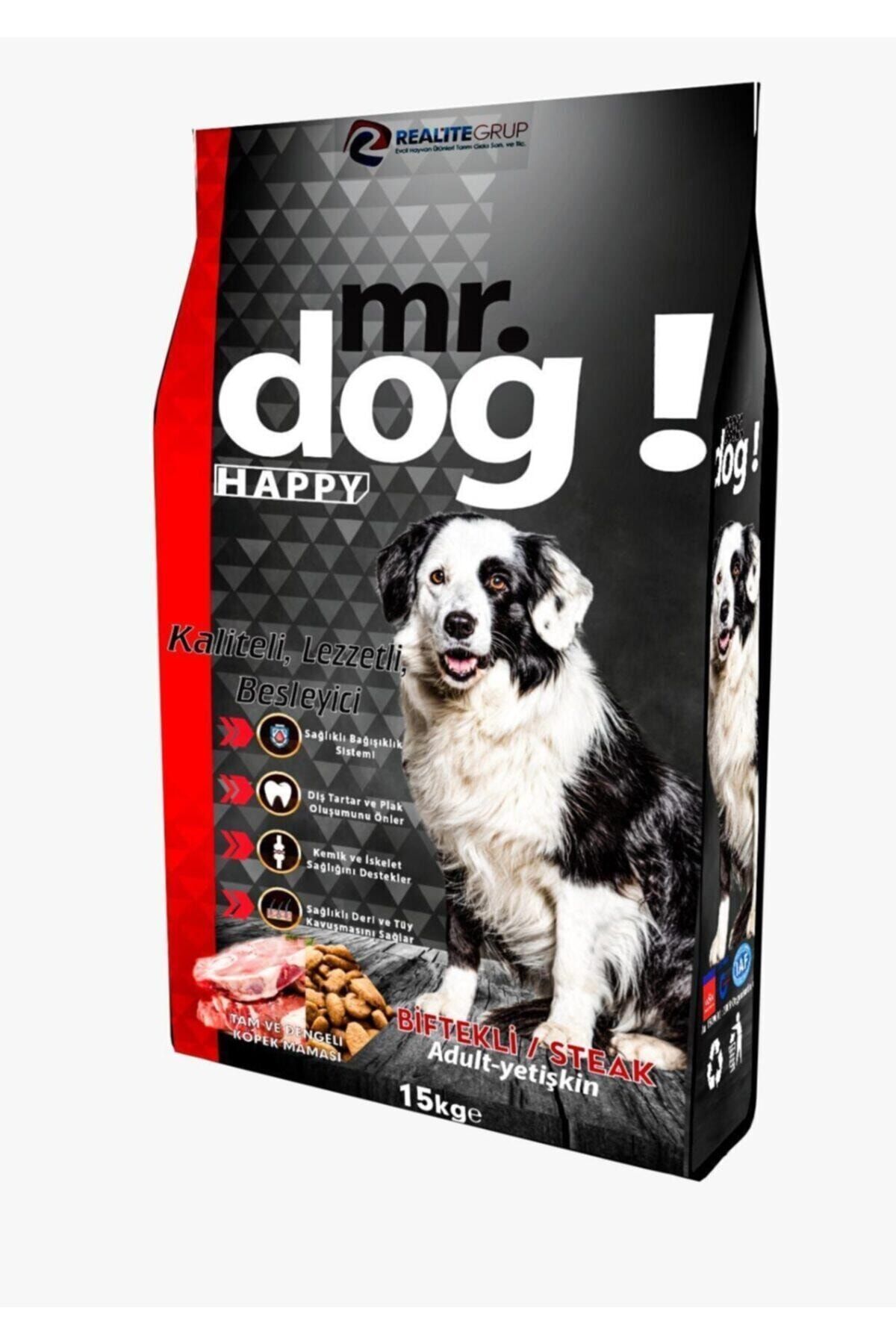 Mr Dog Happy Biftekli Yetişkin Köpek Maması 15 kg