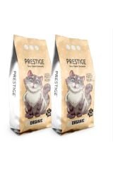 Prestige Organic Topaklanan Doğal Kedi Kumu 10lt X 2 Adet