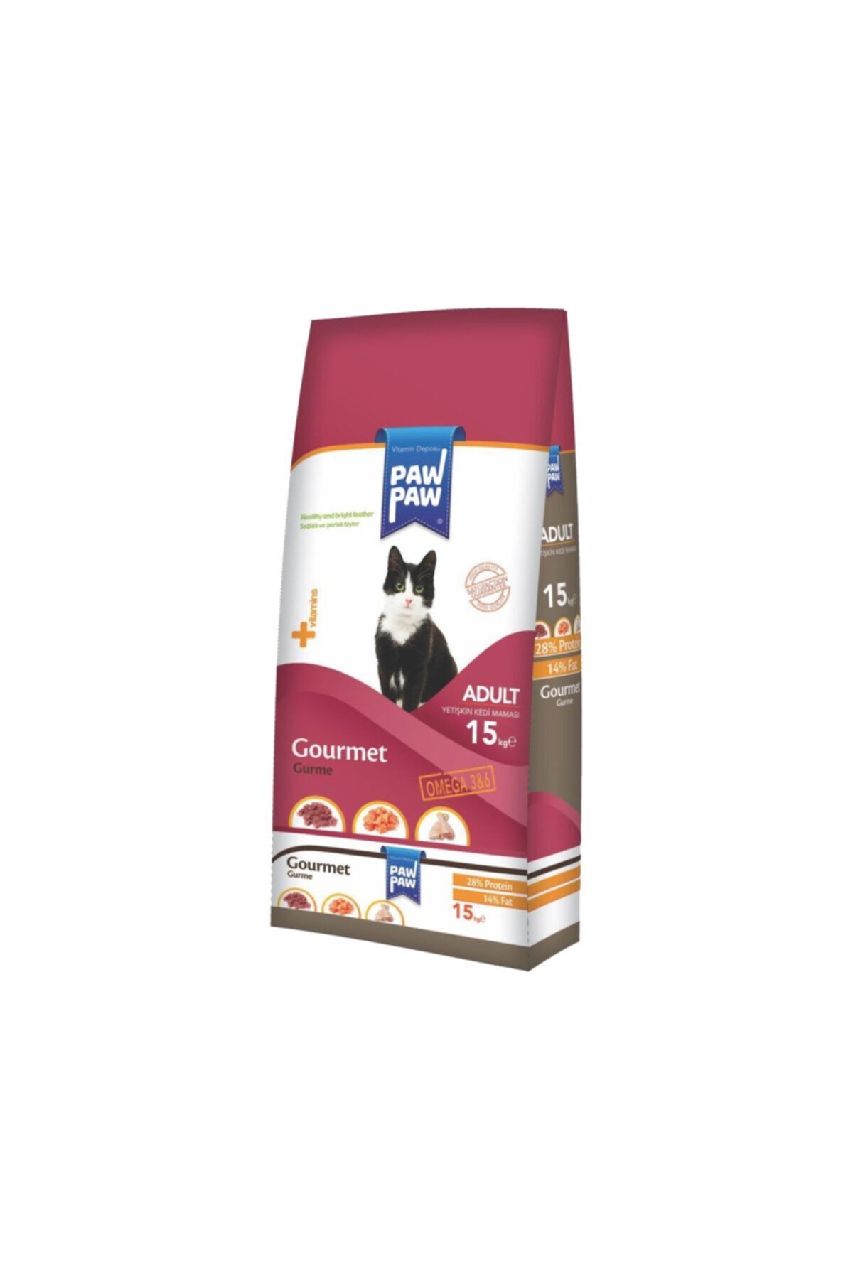 Paw Paw Gurme Yetişkin Kedi Maması 15 Kg