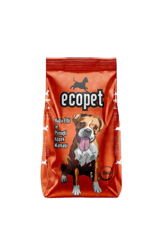 Ecopet Kuzu Etli Ve Pirinçli  Yetişkin Köpek Maması 15 Kg