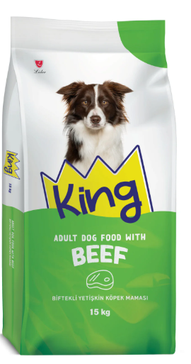 King Biftekli 15 kg Yetişkin Köpek Maması