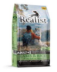 Realist Kuzu Etli ve Pirinçli Yetişkin Köpek Maması 15 KG
