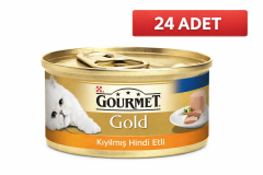 Gourmet Gold Kıyılmış Hindi Etli 85gr 24 Adet