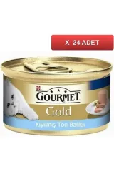 Gourmet Gold Kıyılmış Ton Balıklı Kedi Konservesi 85gr (24 TANE)