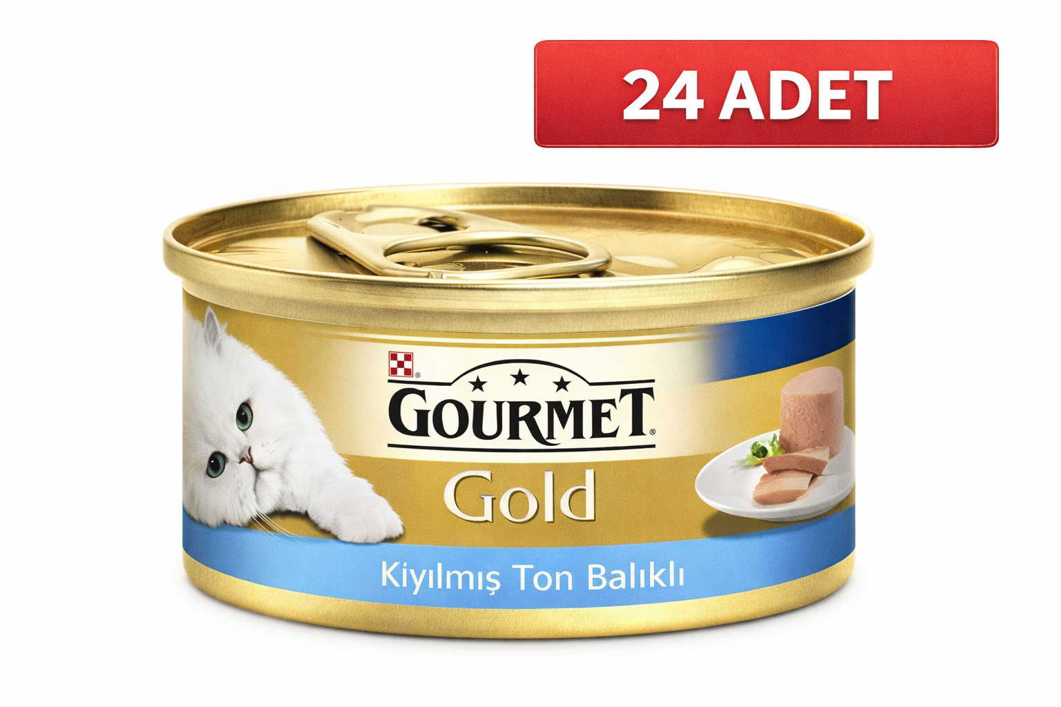 Gourmet Gold Kıyılmış Ton Balıklı Kedi Konservesi 85gr (24 TANE)