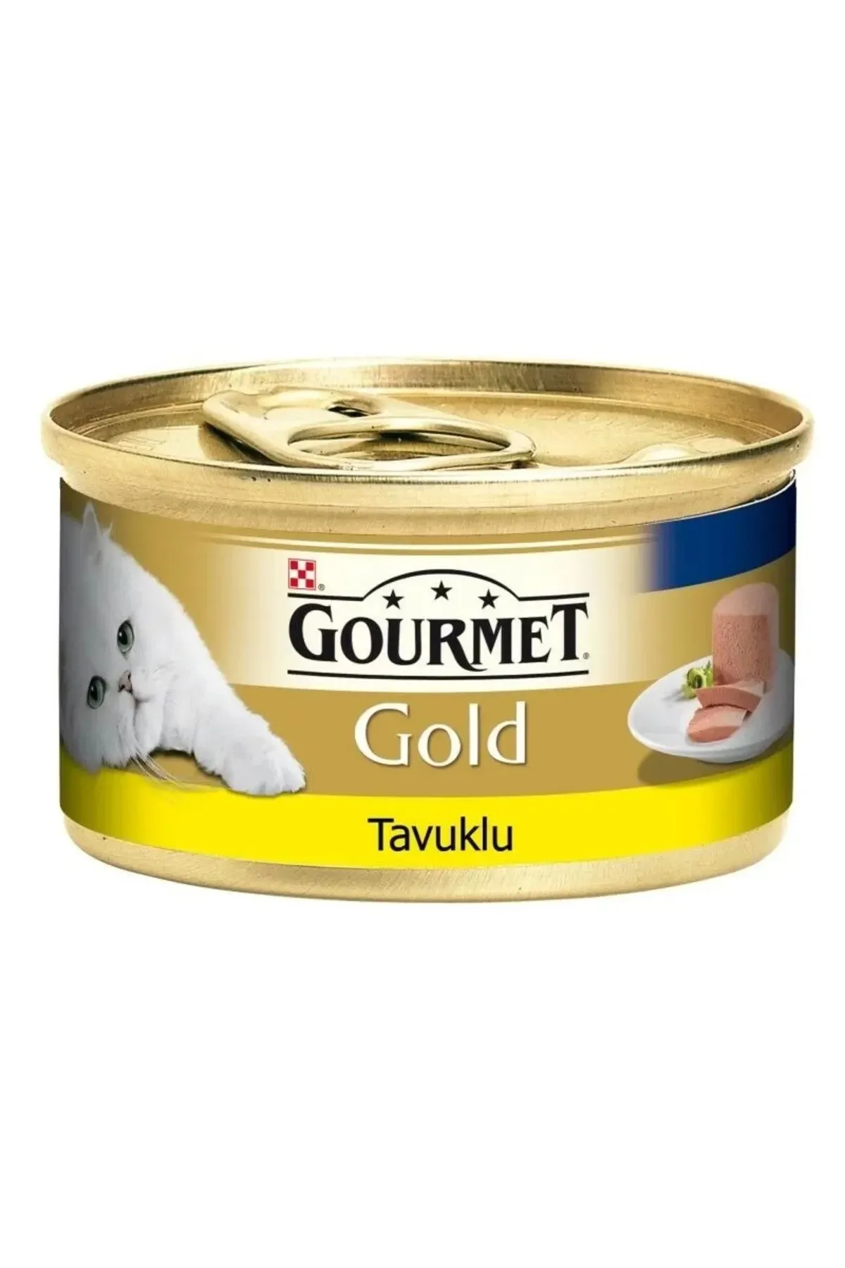 Gourmet Gold Kıyılmış Tavuklu Yetişkin Konserve Kedi Maması 85 gr x 24 Adet