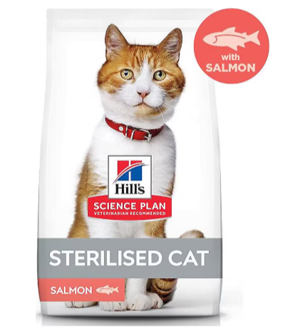 Hill's Somonlu 10 kg Kısırlaştırılmış Yetişkin Kedi Maması