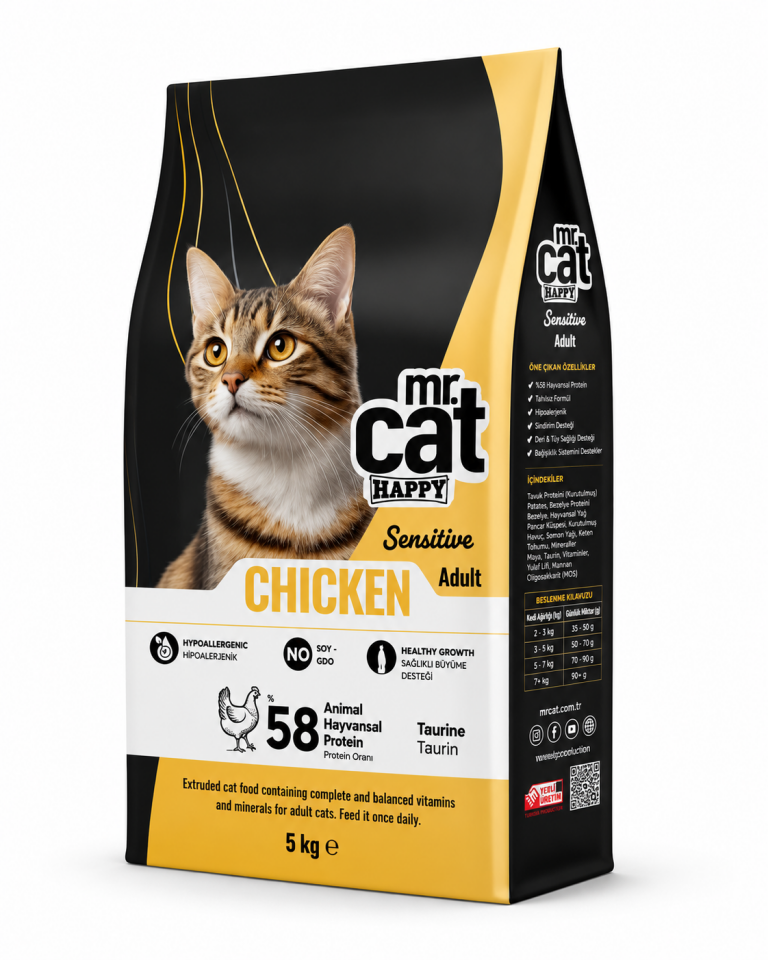 Sensitive Tavuklu Yetişkin Kedi Maması 5 Kg