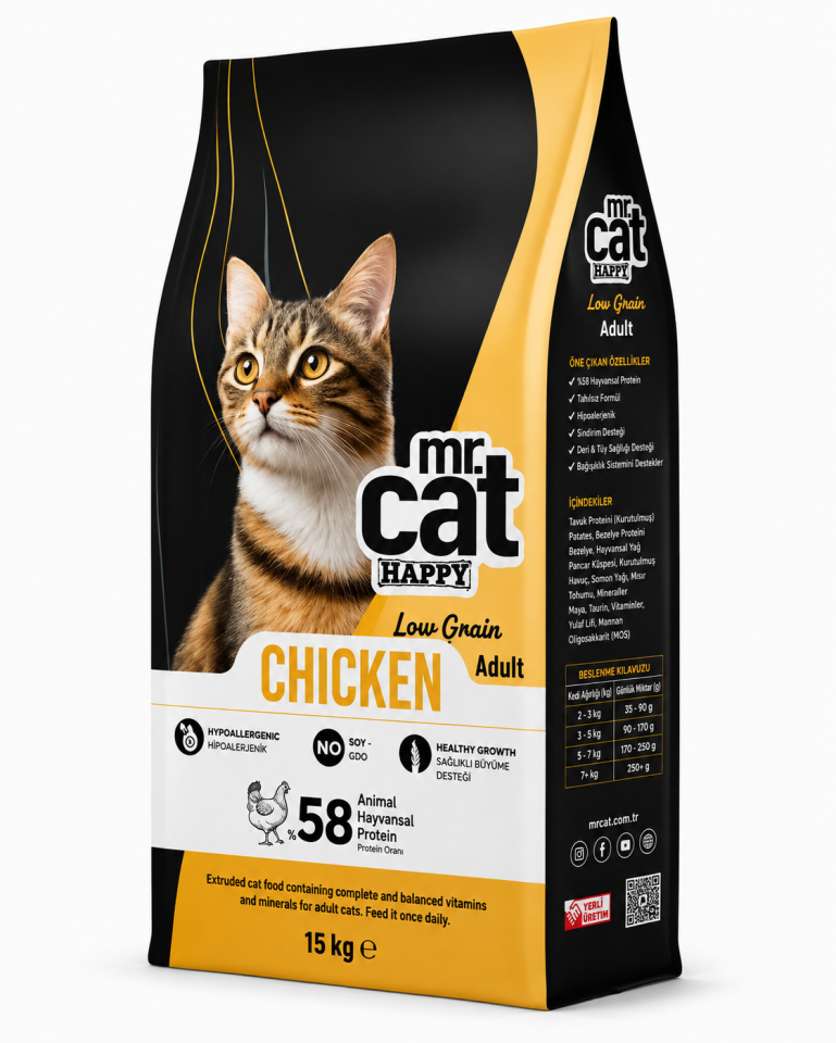 Sensitive Tavuklu Yetişkin Kedi Maması 15 Kg