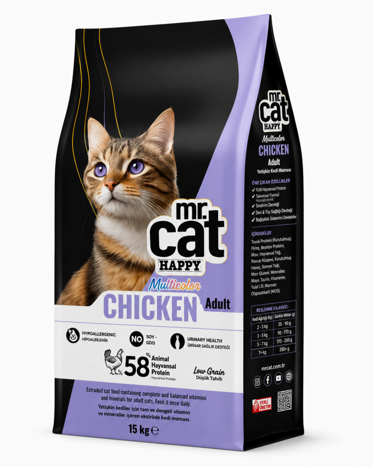 Tavuklu Yetişkin Kedi Maması 15 KG