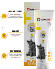 Supravet Anti Hairball Kediler Için Malt Macun 100 G