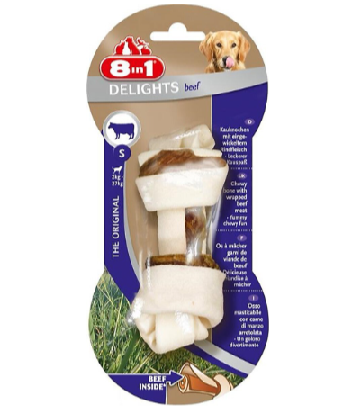 8in1 Delights Bones Biftekli S 35 gr Köpek Kemiği
