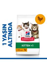 SCIENCE PLAN Tavuklu Yavru Kedi Maması 1,5kg + Hill's Püre Konserve