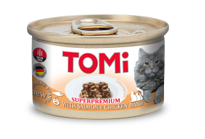 Tomi Kedi Somonlu Tavuklu Yaş Mama 85g