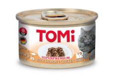 Tomi Kedi Somonlu Tavuklu Yaş Mama 85g