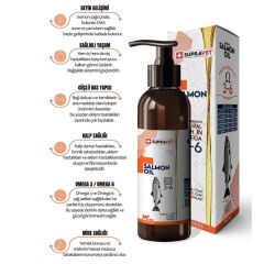 Kedi Köpek Somon Yağı 200 ML – Doğal Norveç Somon Yağı, Omega 3, Tüy ve Deri Sağlığı
