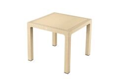 Rattan 90X90 Camsız Masa
