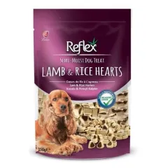 Reflex Semi-Moist Mini Heart Yarı Yumuşak Köpek Ödülü Kuzu ve Pirinçli 150 gr