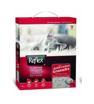 Reflex Granül Aktif Karbonlu Topaklanan Kedi Kumu 10 Lt
