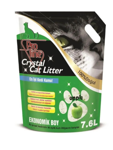 PROLINE Silika Elma Kokulu Kristal Kedi Kumu 7,6 Lt