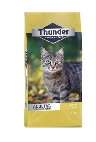 Thunder Tavuklu Yetişkin Kedi Maması 15 Kg