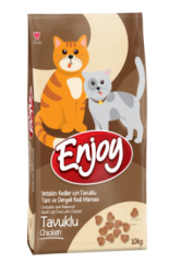 Enjoy Tavuklu Yetişkin Kedi Maması 10 Kg