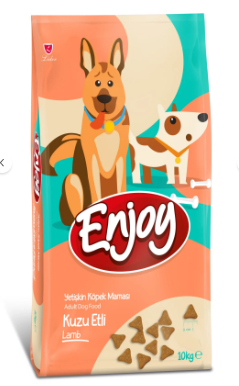 Enjoy Kuzulu Ve Pirinçli Yetişkin Köpek Maması 10 Kg