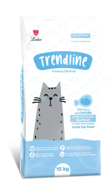 Trendline Tavuklu Kısırlaştırılmış Kedi Maması 15 Kg