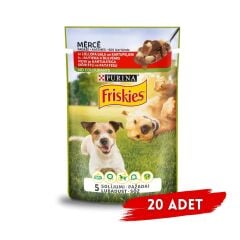 Friskies Sığır Etli ve Patatesli Soslu Köpek Pouch 20x100gr